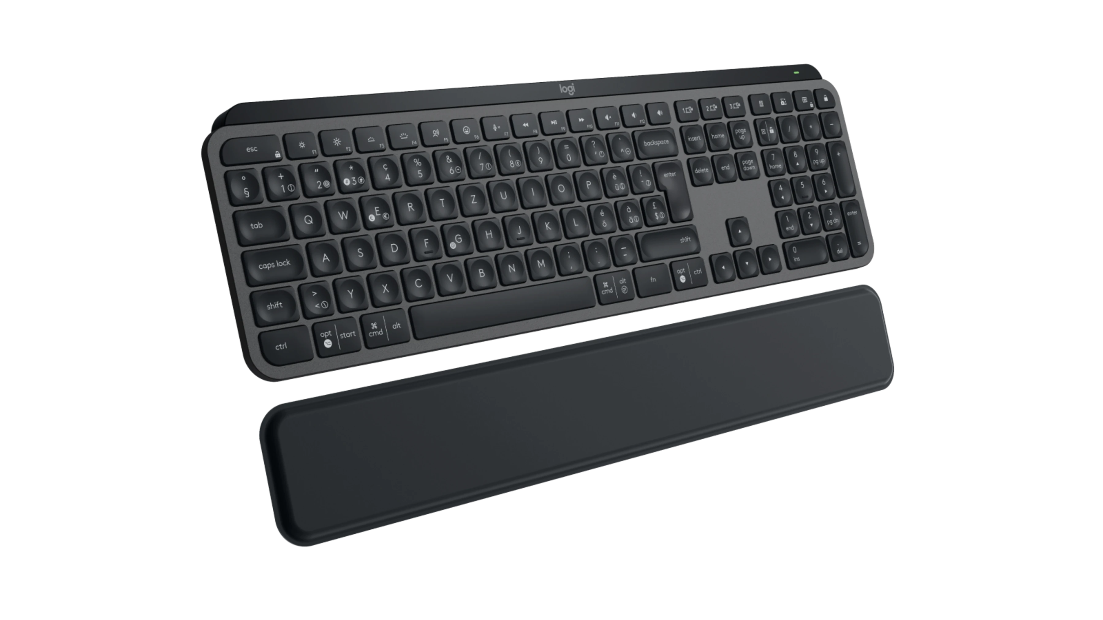 Logitech MX Keys S Wireless Keyboard with Palm Rest
