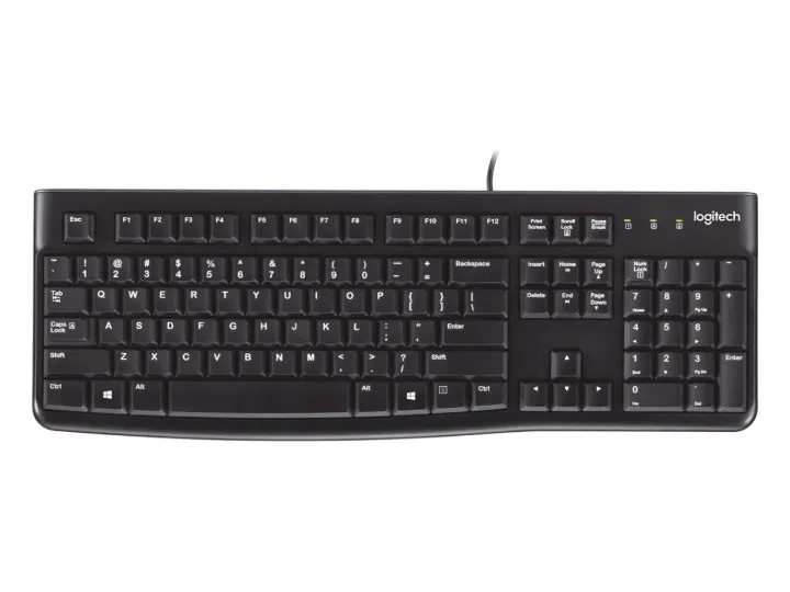 Logitech K120 Wired Keyboard in black