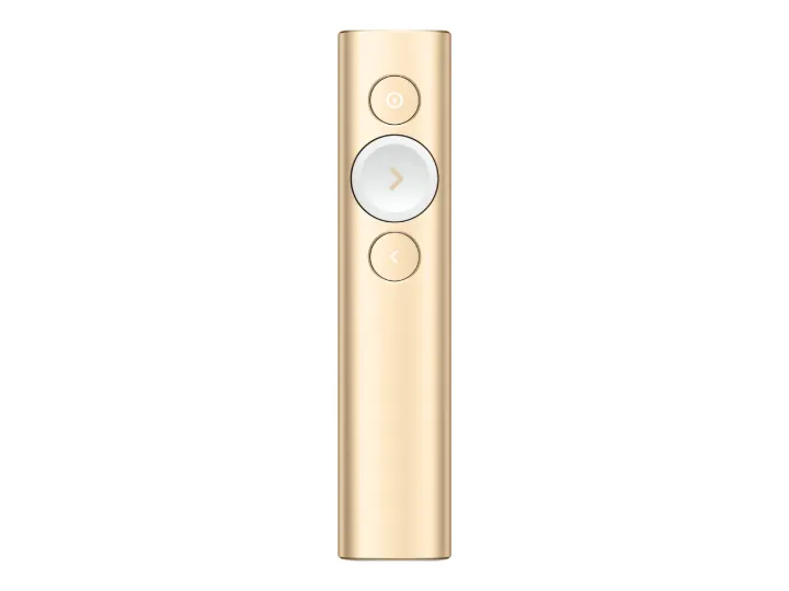 Logitech Spotlight Presentation Remote in gold